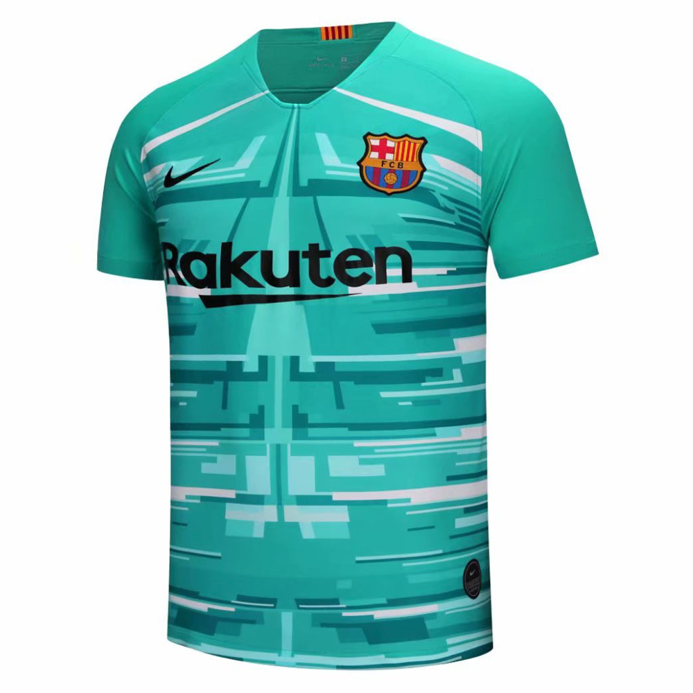 US$ 15.8 - Barcelona Goalkeeper Green Jersey Mens 2019/20 ...