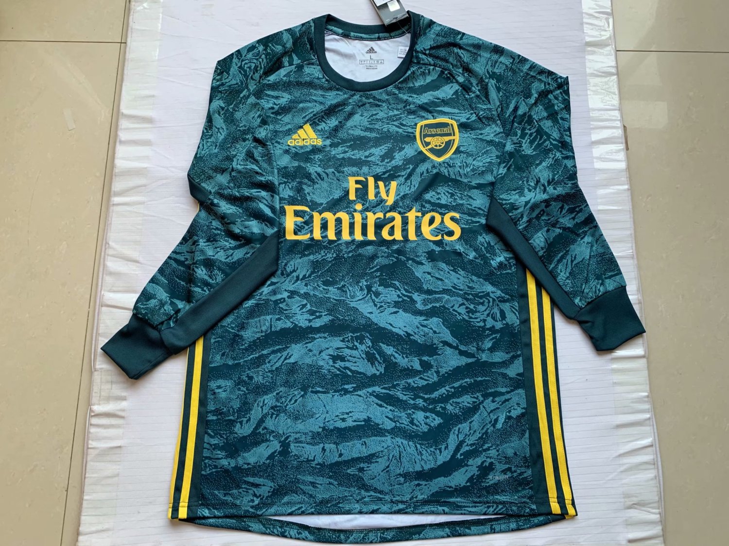 US$ 16.80 - Arsenal Goalkeeper Green Jersey Long Sleeve Mens 2019/20 - www.fcsoccerworld.com