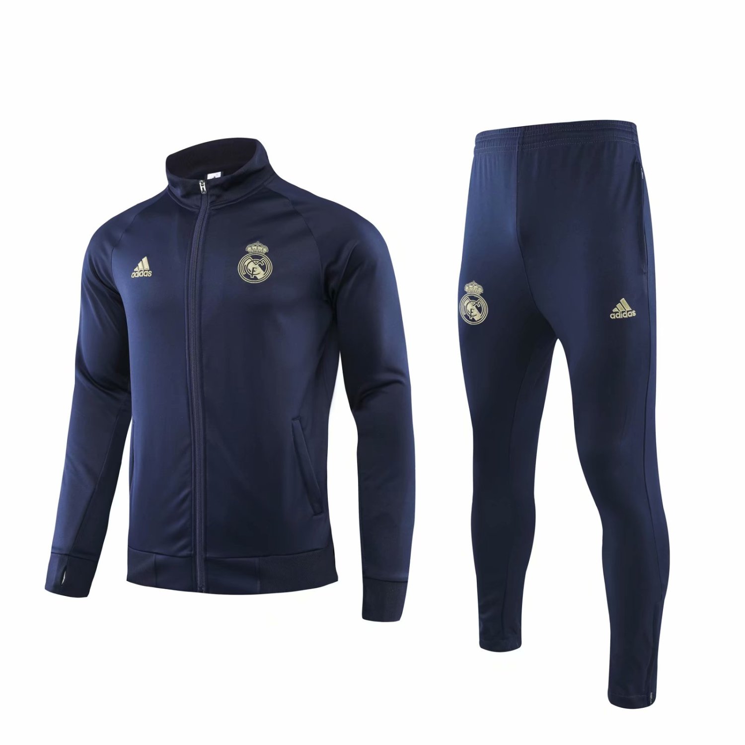 US$ 38.80 - Real Madrid Jacket + Pants Training Suit Champions Navy ...