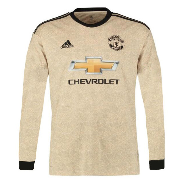 US$ 16.8 - Manchester United Away Jersey Long Sleeve Mens ...