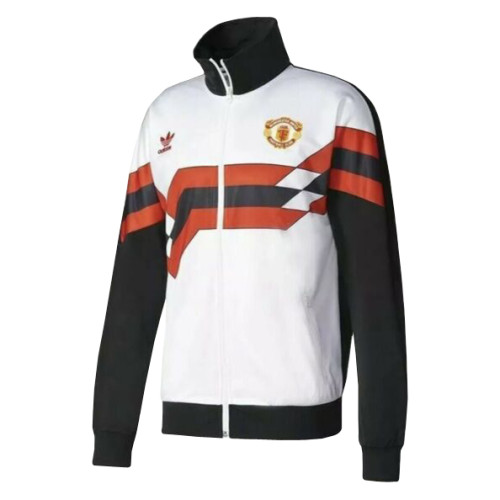 Us 29 8 Manchester United Retro Jacket Black White 1990 M Fcsoccerworld Com