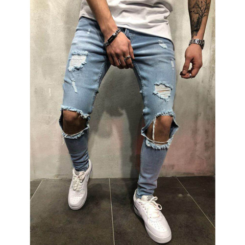 Fashion Men's Jean Pants With Hole