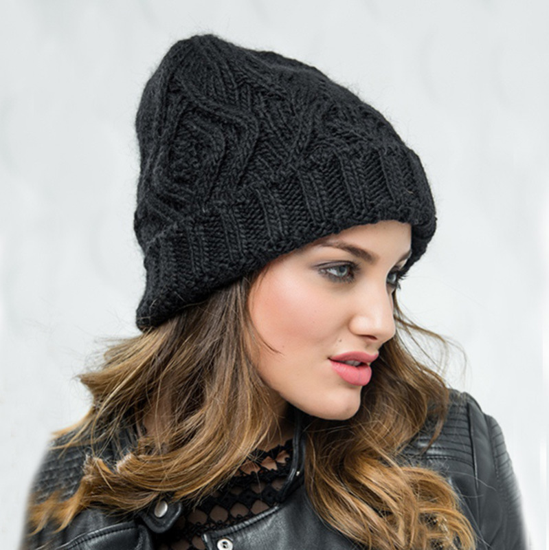Soft Stretch Knitted Caps for Cold Weather