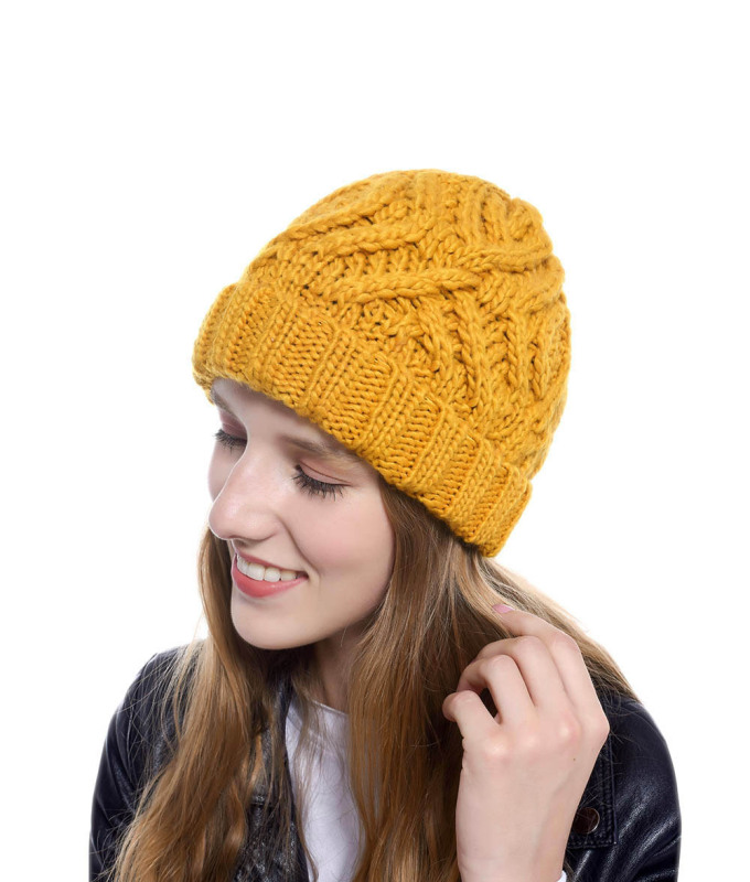 Soft Stretch Knitted Caps for Cold Weather