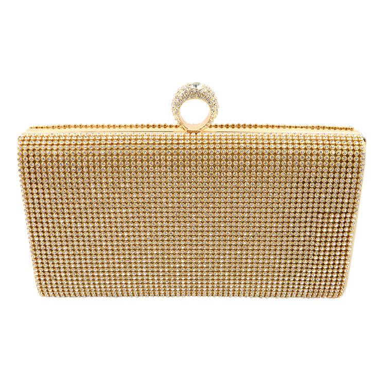 Mermaid Diamond-encrusted Lady Bag  Square Women Clutch