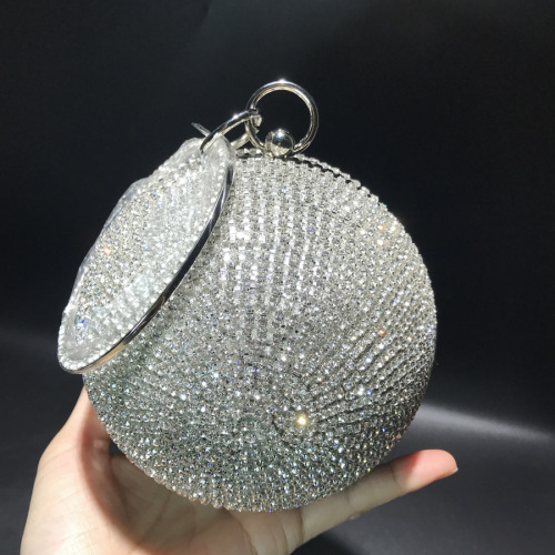 Stylish Ball Set With Diamond Lovely Portable Cross Chain Bag