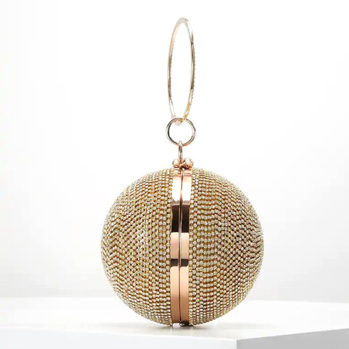Stylish Ball Set With Diamond Lovely Portable Cross Chain Bag
