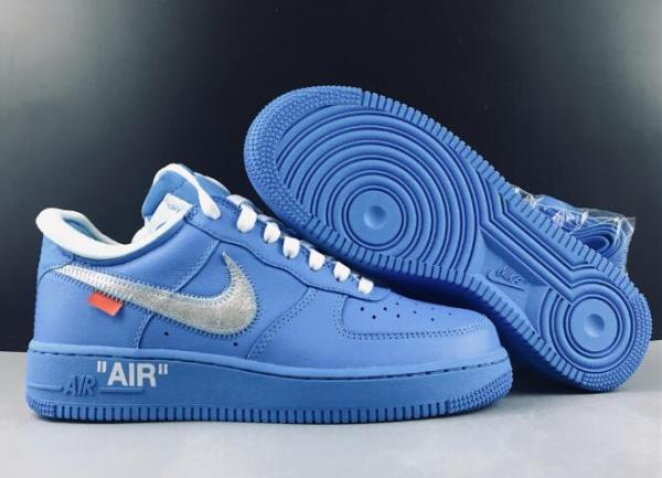 Off White X Nike Air Force One MCA Blue