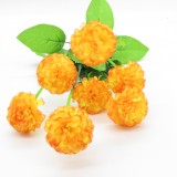 a Bunch of Artificial Flowers Simulation French Marigold Tagetes for Home Bonsai Decoration Nice Silk Flowers Bouquet