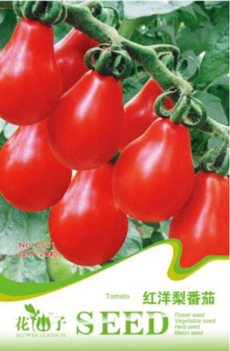 1 Original packs, 20 seeds / pack, Red Pear Cherry Tomato, Edible Organic Tomatoes #C091