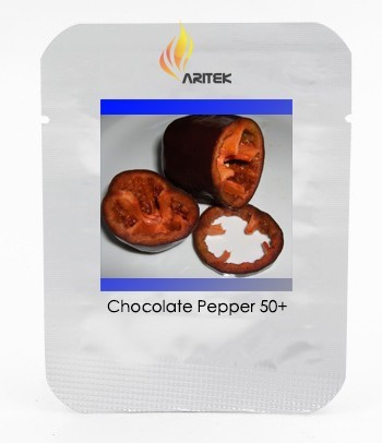 Rare Sweet Chocolate Pepper F1 Seeds, Professional Pack, 50 Seeds / Pack, Ripen Early Vegetables E3116
