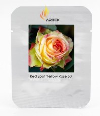 Red Spot Yellow Rose Flower Seeds, Professional Pack, 50 Seeds / Pack, Light Fragrant Rose #LG00034