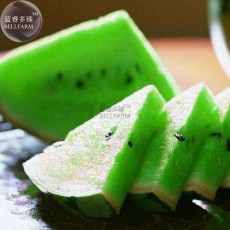 BELLFARM Green Watermelon F3 Seeds, Professional Pack, 20 Seeds / Pack, Very Sweet 13% Sugar Juicy Non-Gmo Water Melon #E3019