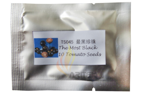 10 SEEDS THE MOST BLACK TOMATO IN THE WORLD!!! BULK PACKING * RARE HEIRLOOM VARIETY * SOWING INSTRUCTION FROM A PROFESSIONAL
