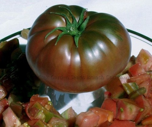 Heirloom Russia Black Krim Tomato Organic Seeds, professional packing, 10 Seeds / Pack, Fine Textured Flesh Large Tomato E3073