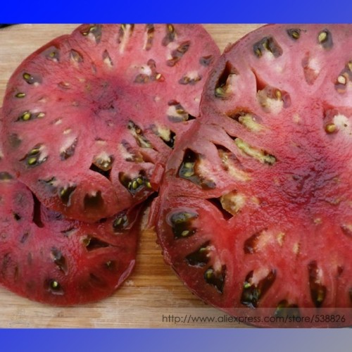 Organic Heirloom Cherokee Purple Solanum Llycopersium Tomato Seeds, Professional Pack, 100 Seeds / Pack. Tasty Sweet #NF959
