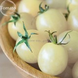 Heirloom White Cherry Tomato Organic Fresh Fruit Vegetables, 100 Seeds, delicious and nutritious E3639