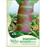 Heirloom Red Skin Asparagus Lettuce Vegetables, Original Pack, 30 Seeds / Pack, organic dark green meat inside edible IWSC138