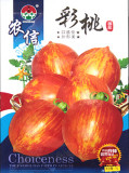 Colorful 'Peach' Tomato F1 Seeds, 1 Original Pack, Approx 400 Seeds / Pack,  Heirloom Tasty Vegetables #NX062