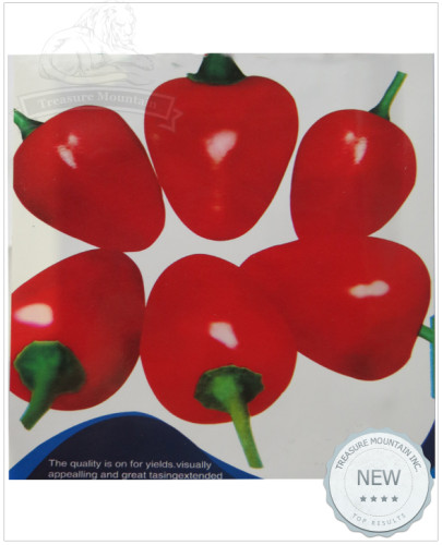 1 Original Pack, 500 seeds / pack, Red Pickled Bubble Hot Chili Peppers, All NON-Gmo Heirloom Vegetable Seeds