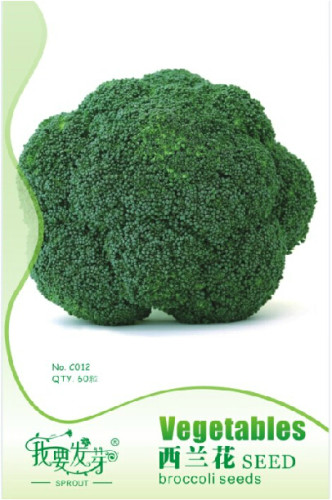 1 Original Packs, 60 seeds / pack, Green Organic Broccoli Heirloom Vegetables Seeds #NF113