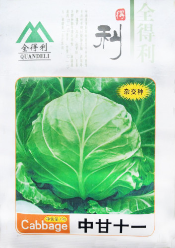 Heirloom Chinese Cabbage Vegetable F1 Seeds, Original Pack, 1500 Seeds / Pack, Cold Dish Garden Vegetables #NF641