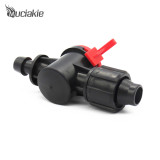 MUCIAKIE Coupling Pipe Switch Valve to Connect Drip Tape 5/8  Loc x to connect 8mm 15mm PE PVC Hose for Driptape Greenhose