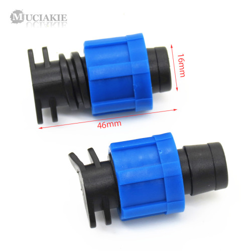 MUCIAKIE 2PCS Barb 16mm End Plug for Tubing Garden Irrigation Drip Fittings