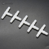 MUCIAKIE 20PCS 1/4'' Barb Tee Barbed Connector for 4mm Micro Tubing Garden Water Micro Greenhouse Irrigation Fittings