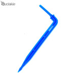 MUCIAKIE 100pcs Blue Bending Arrow Drippers for 3/5mm Garden Water Hose Watering Irrigation Components for Drip irrigation