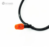 MUCIAKIE 8 Meters Garden Water Misting Irrigation System Set Good Quality 4/7mm Hose Orange Nozzle Tee 1/2'' 3/4'' Connectors