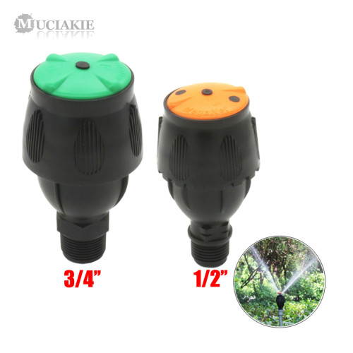 MUCIAKIE 3PCS 1/2'' 3/4'' Male Thread 360 Degrees Rotary Meganet Sprinkler Lawn Garden Greenhose Irrigation Watering Irrigation