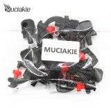 MUCIAKIE 10pcs Rotary G Type Micro Nozzle Sprinkler with 1/2'' Male Thread to 7mm Connector Greenhouse Lawn Irrigation system