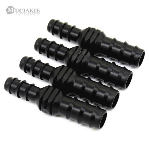 MUCIAKIE 2PCS DN20 to DN16 Barbed Connectors Straight Tube Hose Pipe Fittings for Drip Tape Adaptor Irrigation