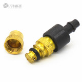 MUCIAKIE 5PCS Brass Adjustable Misting Sprinkler Nozzle Garden Water Cooling Spray Irrigation Fitting Drop Temperature Dedusting
