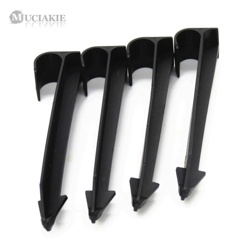 MUCIAKIE 50 PCS DN16 PE PVC Pipe Fastening Stakes for Securing Pipes C-type 11cm Support Stake Garden Irrigation Fittings
