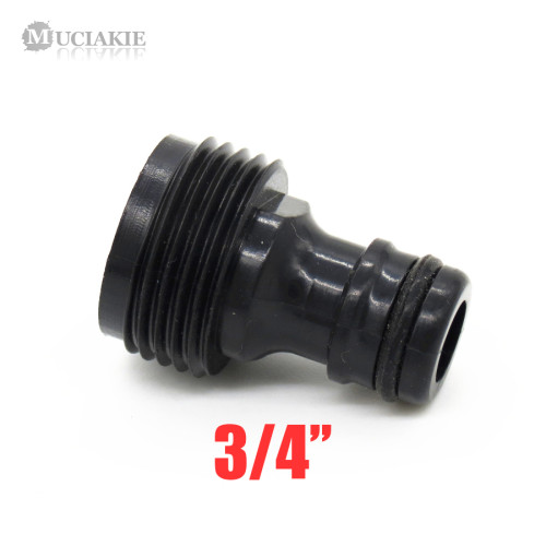 MUCIAKIE 5PCS 3/4'' Male Threaded Tap Quick Connector Tap Adapter for Garden Irrigation Watering Hose Pipe Fitting