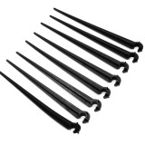 MUCIAKIE 200pcs 11cm Durable C-type Hook Fixed Stems Support Holder for 4/7mm Hose Flowerpot Drip Irrigation Fittings