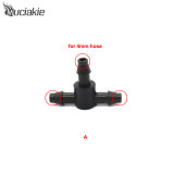 MUCIAKIE 20pcs Garden Watering Connectors 3-way 4-way Shunt Connector Inner Cone Barbs Male Thread Barbed Fittings