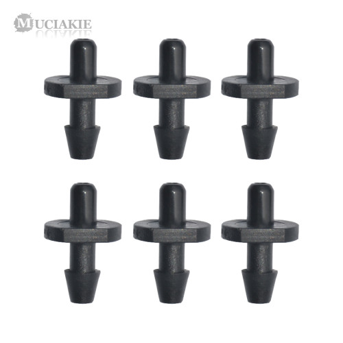 MUCIAKIE 40PCS 4.2mm Flat End to 3/5mm Hose Garden Hose Connector 3/8'' Barbed Adapter Drip Irrigation Fitting