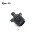 MUCIAKIE 1 piece 1/2'' Male Thread to 4mm Barb or 2 Types of 6mm Flat Connector 7.58mm Flat Fitting for Micro Misting Sprinkler