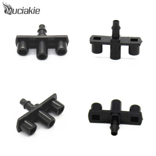 MUCIAKIE 100pcs Conversion Support for 6mm Connector Micro Shower Nozzle Sprayer to connect 4/7mm Hose
