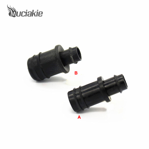 MUCIAKIE 1 piece 20mm 25mm By-pass Connectors PE PP Coupling Plastic Hose Connector for Garden Watering Irrigation