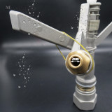 MUCIAKIE 1PC 1'' (DN25) Zinc Alloy Rotary Watering Impact Sprinkler for Garden Lawn Sprayer Rocker Arm Metal Nozzle Irrigation