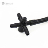 MUCIAKIE 10PCS Barbed Adapters Coupling Connectors for 3/5mm Water Hose Garden Drip Irrigation Fittings
