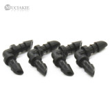 MUCIAKIE 20PCS 4/7mm Elbow Barb Connector Garden Irrigation Fitting 1/4'' Bending Barbed Adapter Joint