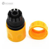 MUCIAKIE 1LOT (3PCS) Quick Connector Set Garden Hose End Connector with Waterstop for 1/2'' Hose Threaded Tap Connector