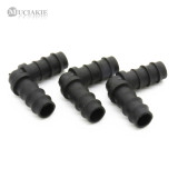 MUCIAKIE 2PCS DN16 Elbow Barb Connector 1/2'' 90 Degree Water Hose Adapter for Garden Irrigation Hose Repair Joint