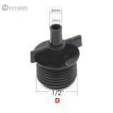MUCIAKIE 1PC 1/2 Male Threaded to 4 Types of Connectors Adaptors for Your Choose Garden Sprinkler System Accessories Gardening