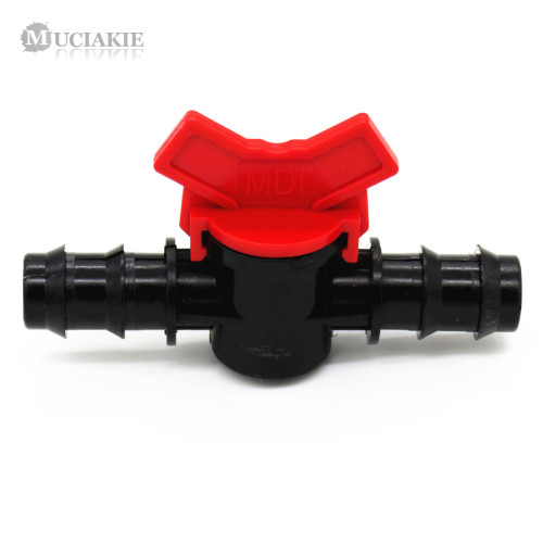 MUCIAKIE 20PCS DN20 Equal Coupling Switch Valve Hose Fittings Barbed Straight Trough Connectors Garden Drip Irrigation Parts